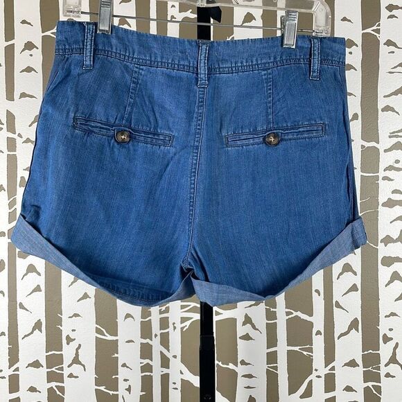 NEW Harper Heritage Lyocell Chambray Cuffed Short S - Picture 2 of 9
